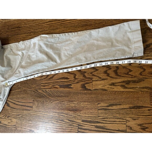 J Crew Driggs Flex Chino Pants Mens Size 32 x 32 Solid Beige Slim Leg Office - Picture 8 of 9